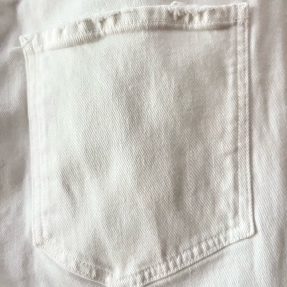 Agolde White Riley Crop Jeans - Picture 6 of 13